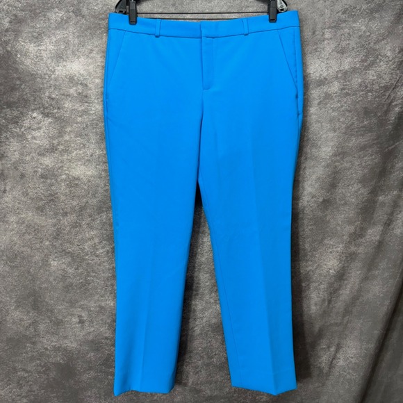 Banana Republic Pants - Banana Republic Avery Pants Women's Size 12 Cerulean Blue Straight Leg Career